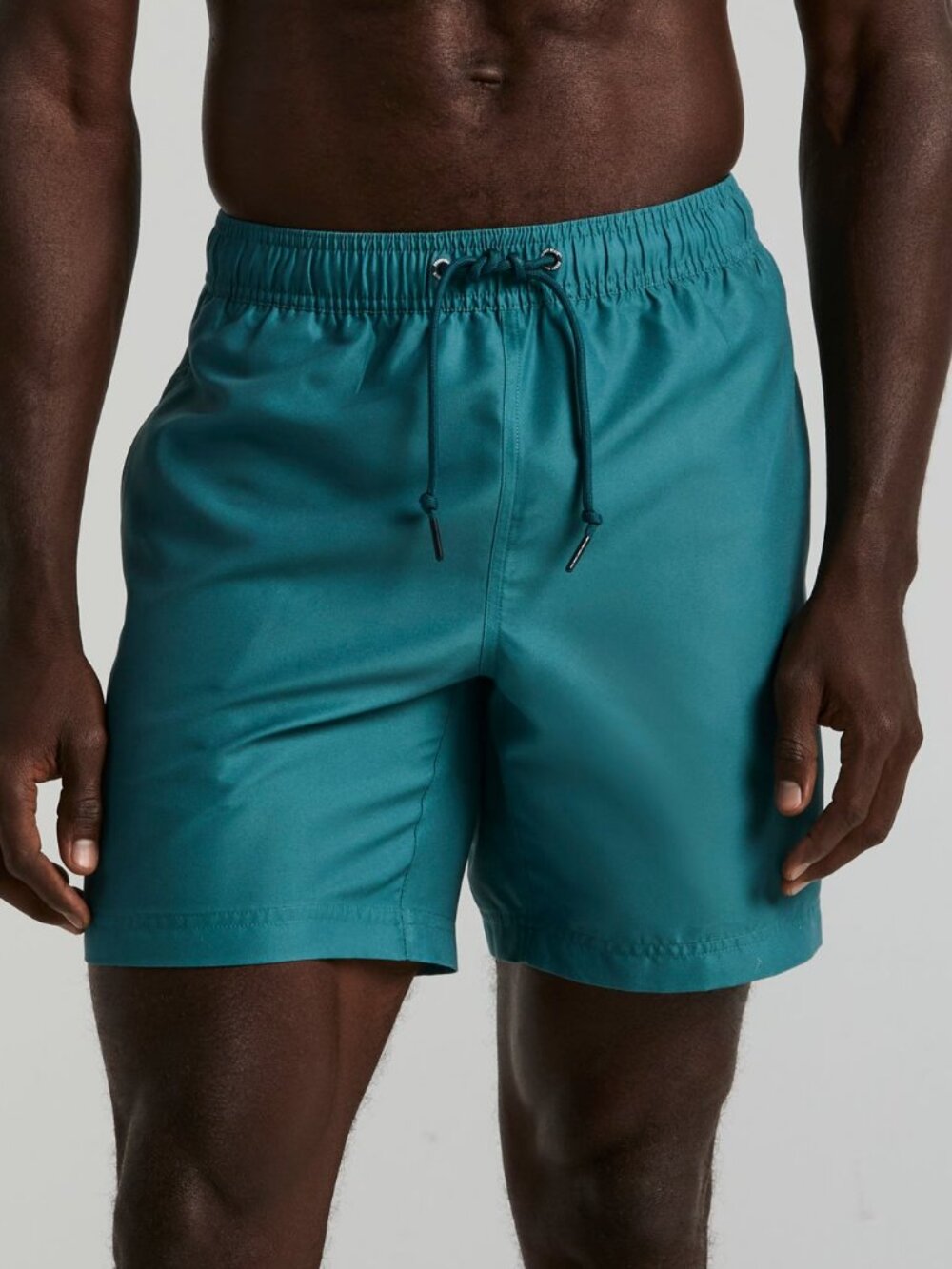 Perry Ellis Legacy Logo Solid Swim Trunk
